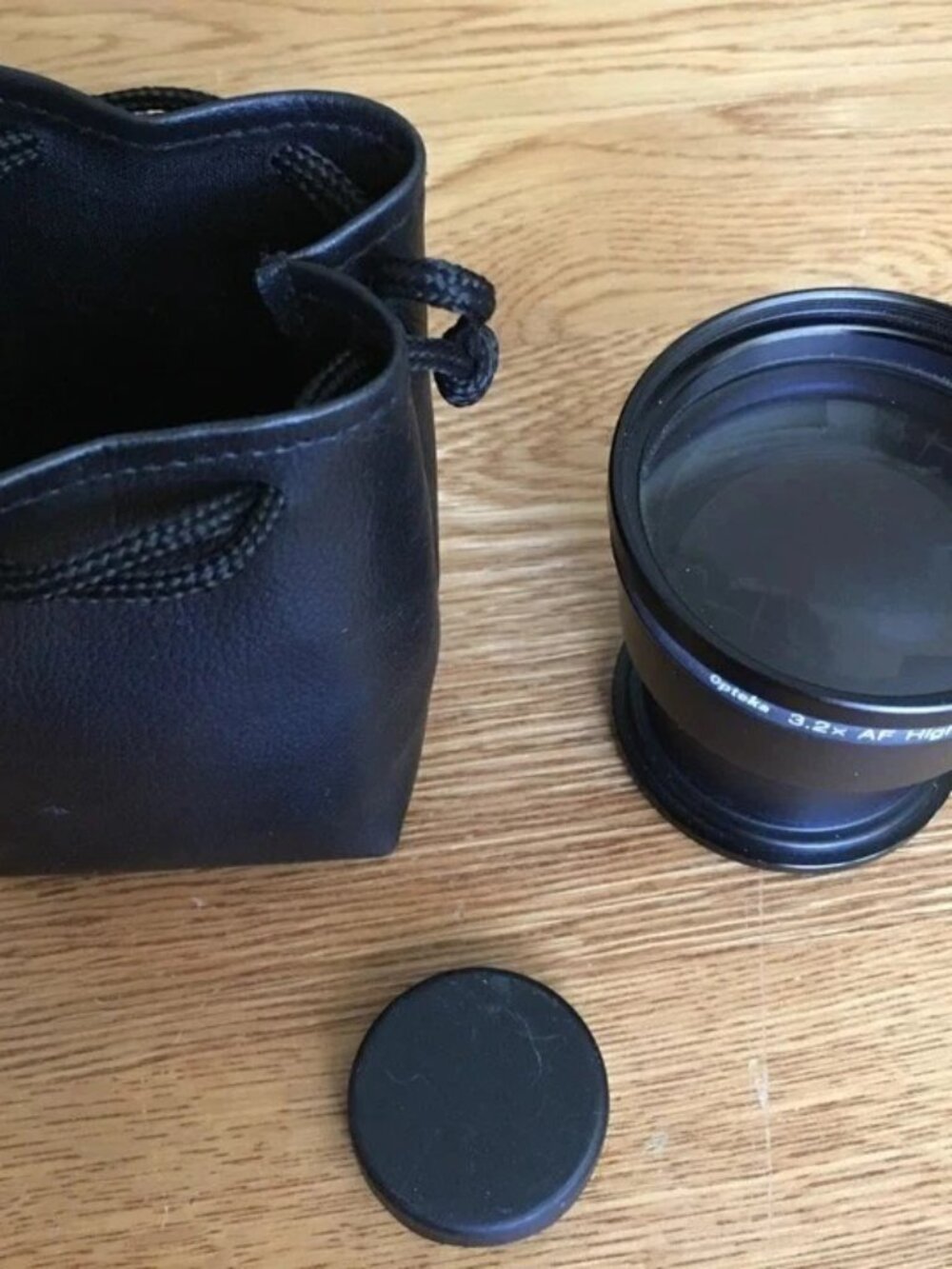Opteka 3.2x AF High Definition II Telephoto Lens 58mm-49mm W/ Leather Bag
